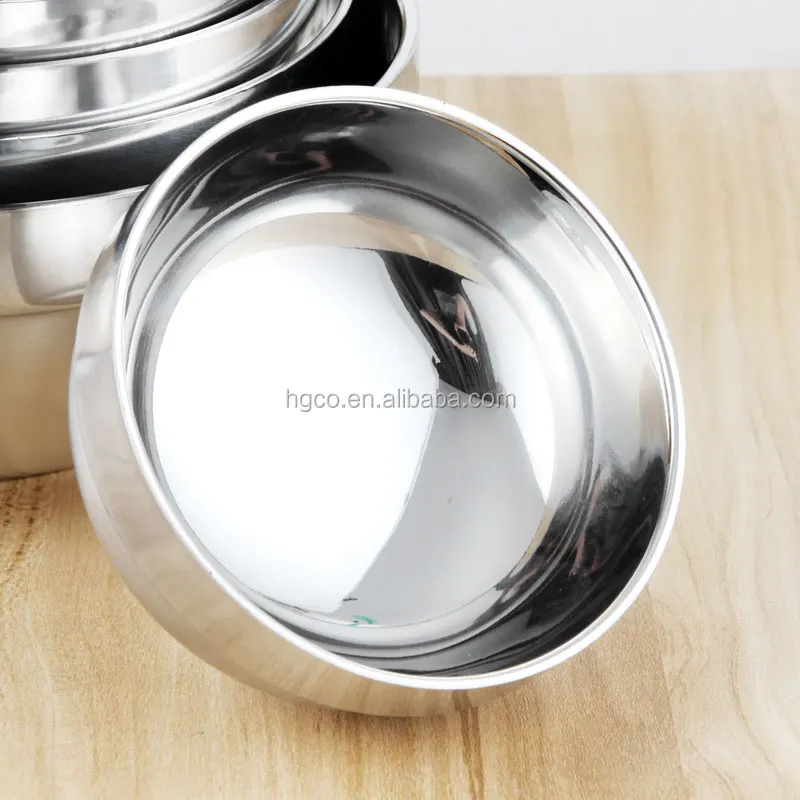 HG china bowl stainless steel rice bowl for family restaurant
