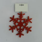 Wholesale Xmas Hanging Plastic Snowflakes Party Decoration Christmas Ornament