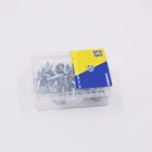 Chinese factory supply big flat head plain shank zinc galvanized surface steel clout nails
