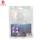 mylar runtz bags standing up pouch with a hang hole for make up tool