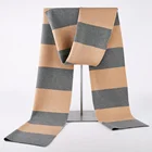 Winter knitting accessories new stripe plain wool viscose scarf shawl