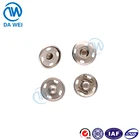 DW brand Factory custom made colorful metal material brass snap button fastener