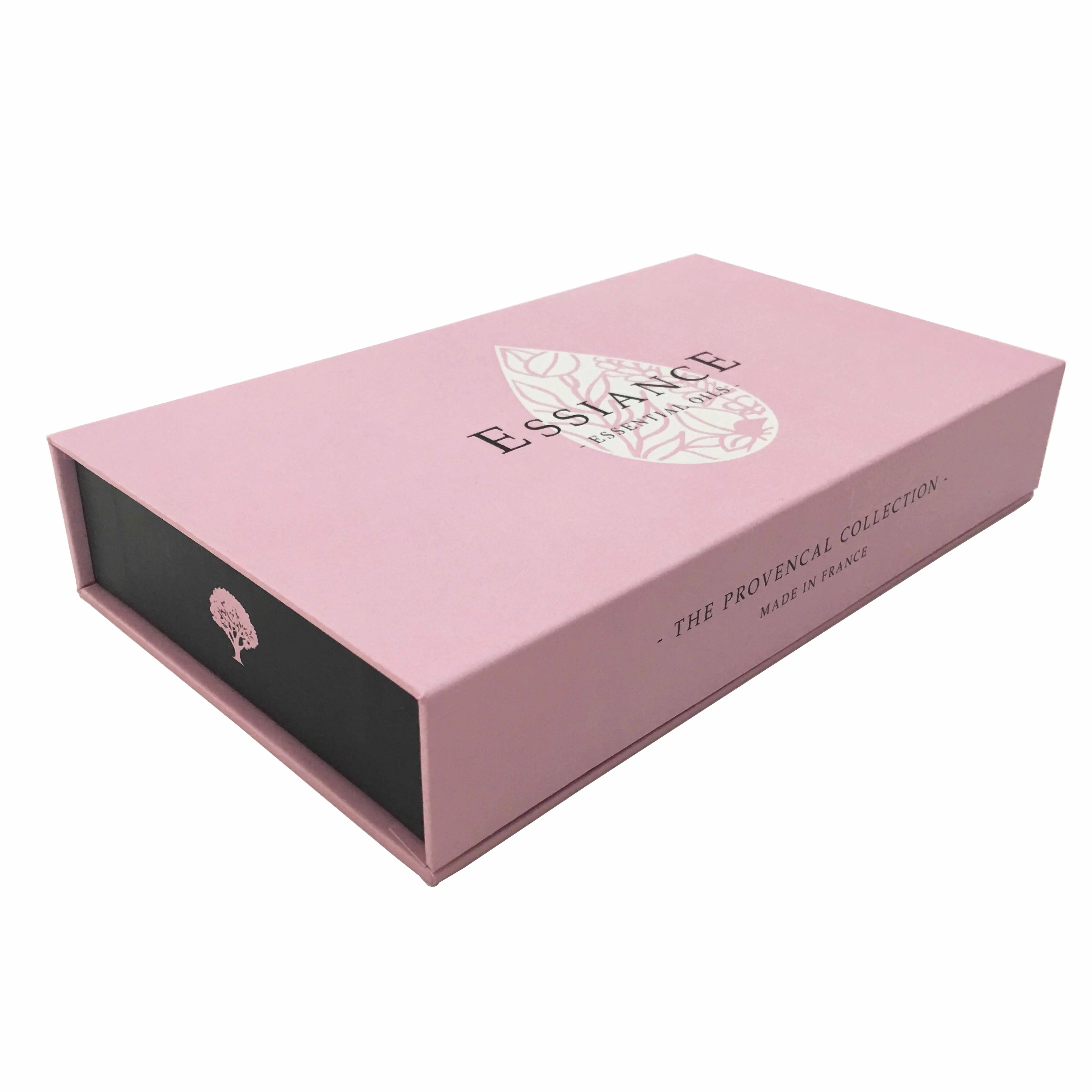 hot print colorful cosmetic gift set packaging box with magnetic