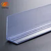Shelf talker strip plastic clear price tag display for supermarket shelves clip strip