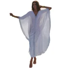 2019 New products loose long beach dress bikini coat holiday Smock rayon Bikini Cover Ups beachwear