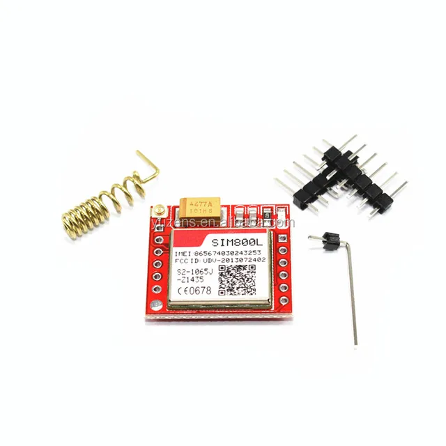 sim800l gprs gsm module pcb antenna sim board quad