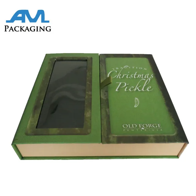 high quality custom accessories gift box for brooch with black