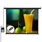 High quality Remote Control 4:3 Format Electric Projector Screen, Projection Screen