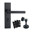 superior quality popular zinc alloy furniture handles door handle lock set