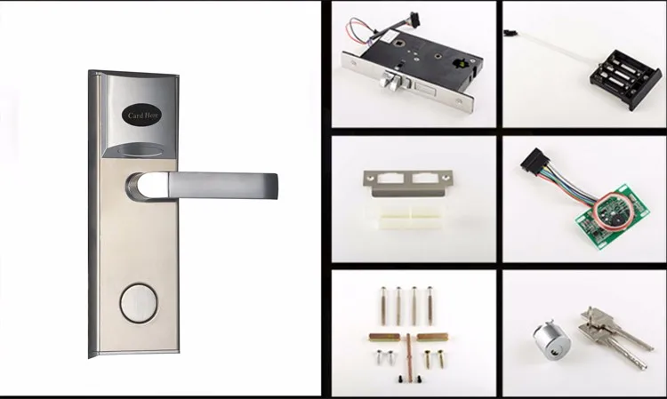 Smart Card Access Control System RFID Card Hotel Door Lock System Smart Card Electric Lock