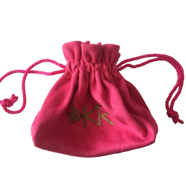 jewelry box packing pouch, suede jewellery drawstring bags