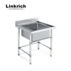 Hot Selling Free Standing Single Bowl Stainless Steel Commercial Sink
