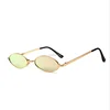 2018 lowest price PC metal oval sunglasses protective glasses anti-glare Anti-UV sunglasses