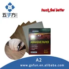 Light weight alumina abrasive paper for polishing paint magnesium alloy, aluminum alloy, wood
