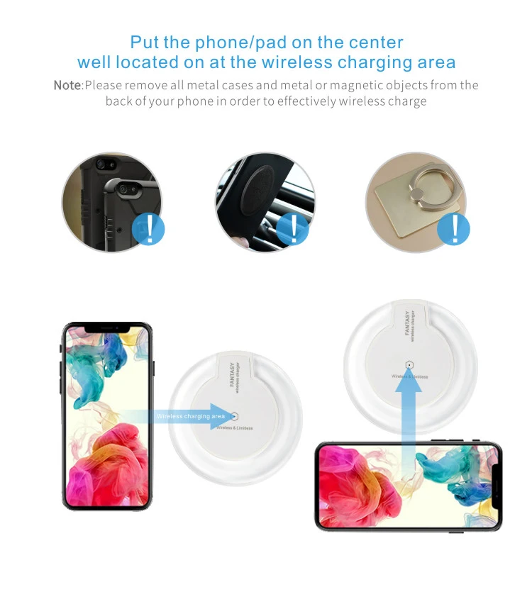 2018 Portable Compatible qi Sans Fil Chargeur de Charge - ANKUX Tech Co., Ltd