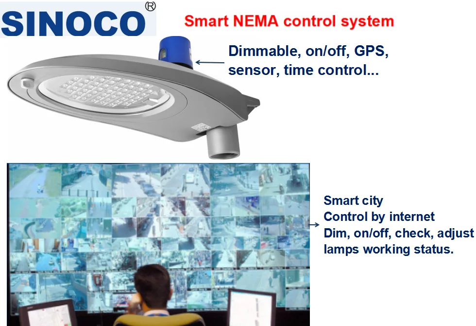 Top sale smart LoraWan Zigbee NEMA led street light - ANKUX.COM
