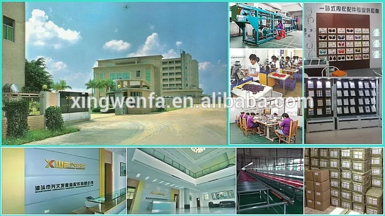 Plastic bra strap adjuster buckles in underwear accessory catalog