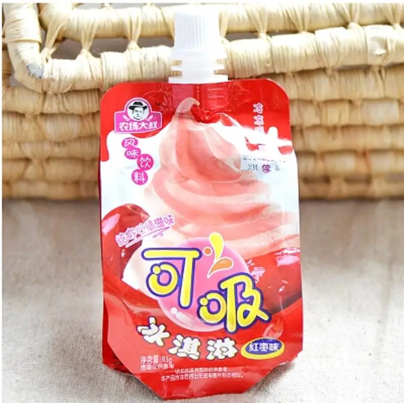 wholesale food grade spout pouch liquid drink plastic bag
