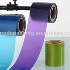 holographic film washing colored plastic film metalized pet film
