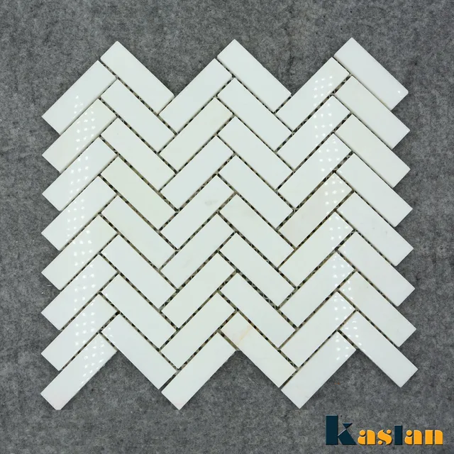 china manufactory herringbone mosaic tile paving natural stone mosaic for sale