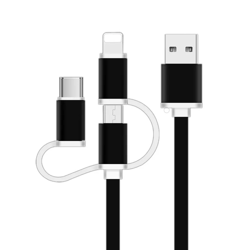Universal Multi USB Charger Nylon Braided 3 in 1 usb Cable Fast Charger Data USB Cable - ANKUX.COM