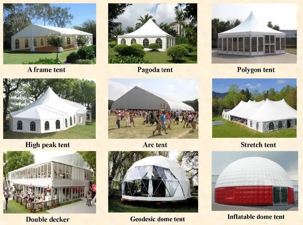Outdoor gazibo tents patio for vacation 6x10m in Korea