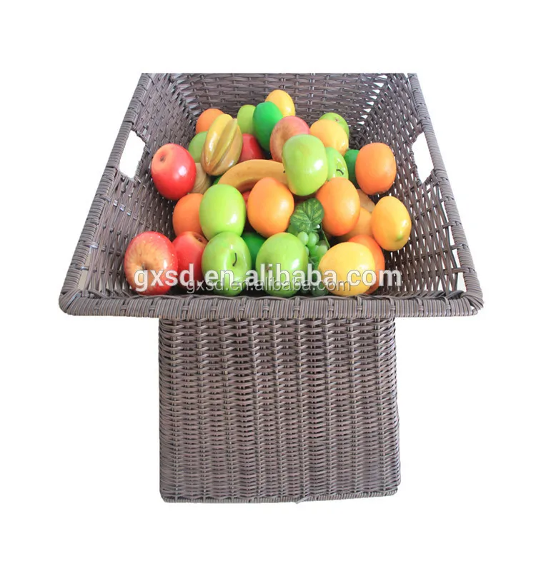 plastic fruit basket for supermarket