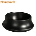 Concrete Cement Sanitary Ware Factory Hotel Bathroom round Black Above Counter Sink