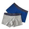 fashion design good quality wholesale underwear men 10% spandex 90% cotton boxer briefs