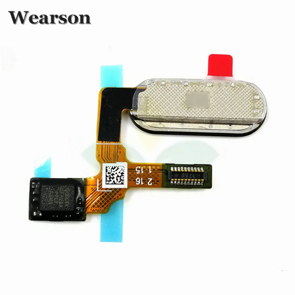 For Huawei Honor 9 Honor9 Home Button Fingerprint Key Flex Cable FPC Free Shipping With Tracking Number (3)