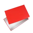 Custom Design Red Printed Cardboard Paper gift Box rectangle shape