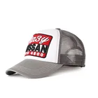 Custom new fashion baseball cap gorras 6 panel mesh caps trucker hat