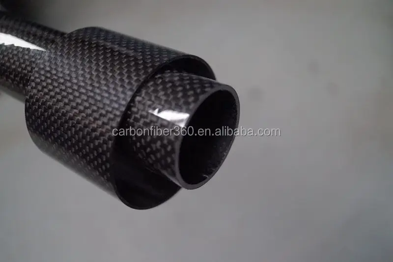 3k Glossy Surface Twill Carbon Fiber Round Tube 31mm 32mm 33mm 34mm 35mm 36mm 37mm 38mm 39mm 