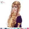 Styler Brand free shipping color dreadlocks wig synthetic hair full face curly blonde wig
