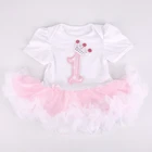 1 Year Baby Girl Birthday Dress Kids Infant Clothes 1st Birthday Christening Dresses For Baby Girls Party Wear