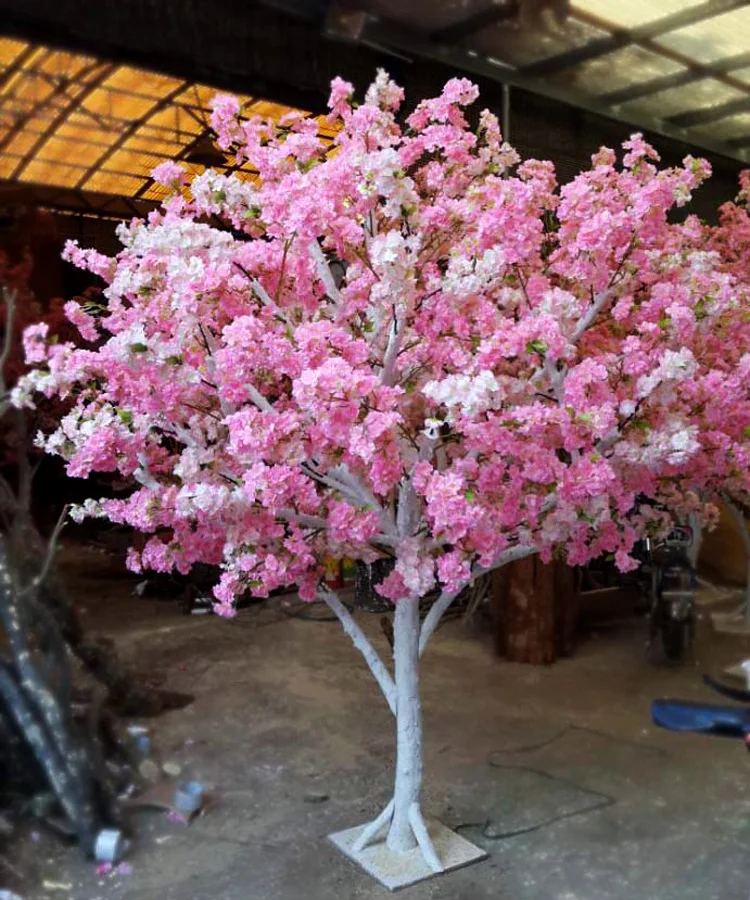 fiberglass big decortative big cherry tree fake plastic cherry