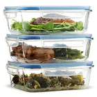 150ml round pickles glass jar storage with tinplate cap