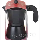 Espresso Aluminum Housing Material and 6 Capacity (Cup) Aluminum Coffee Maker Moka Coffee Maker