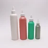 Eco-Friendly Cosmo round Bullet shape PE 200ml Squeeze Dropper bottle for E-liquid with 24/410 needle cap 250ml 200ml 150ml 100