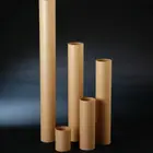 Round Cardboard Recycled Brown Kraft Paper Packaging Tube