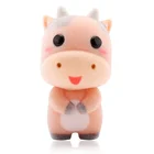 Exquisite and lovely plastic flocking 12 12 chinese zodiac animals calf toys surprise animal dolls car accessories