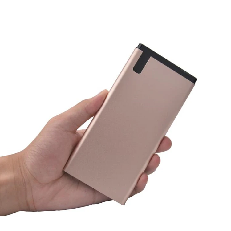 Ultra thin Portable power bank 8000mAh 2 usb with LCD indication - ANKUX.COM