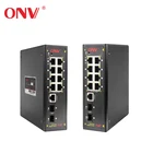 Fast Ethernet Managed gigabit 8 ports Industrial POE Switch with 2 fiber ports(ONV-IPS33108PFM)