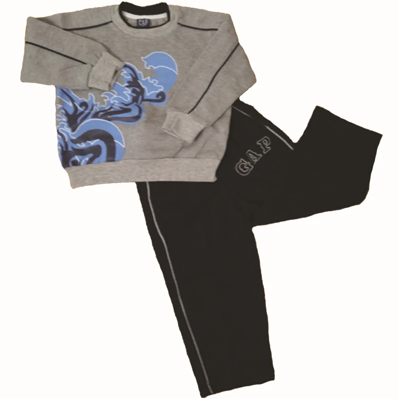2015 new autumn spring summer style baby boys girls clothing sets children clothes sets 2pcs long-sleeved 100% cotton free ship