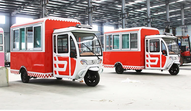 Motor Food Truck / Electric Mobile Food Truck Price