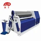 CNC 4 roller automatic electronic sheet metal hydraulic small plate cone roll rolling bending machine
