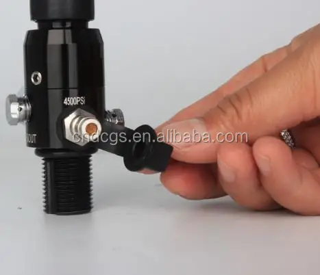 Paintball Air Tank Regulator 3000psi Tank Regulator Output Pressure 850psi/1800psi/2200psi Regulator PCP Air Gun details