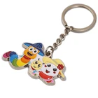 engraved 3d metal keychain custom friendship funny keying