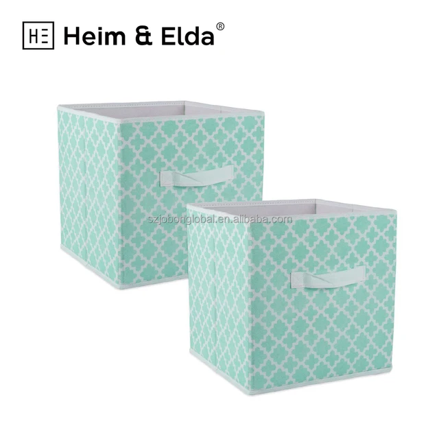wholesale non woven fabric foldable storage box collapsible
