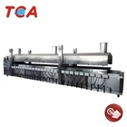 automatic SUS304 stainless high efficient industrial electric/gas fryer with CE certificate